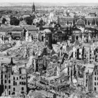 Dresden, zerstörtes Stadtzentrum